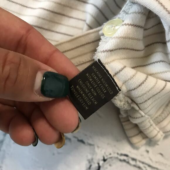 Beige Tasso Elba Striped Polo - Picture 10 of 15